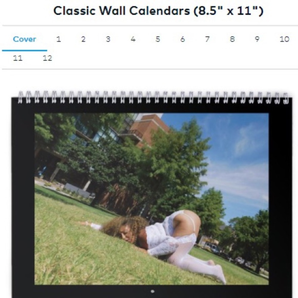 Thickness Lingerie Wall & Desk Calendars
